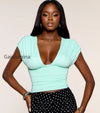 cafe-run-plunge-neck-crop-top