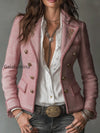 romantic-dusty-rose-tweed-double-breasted-blazer