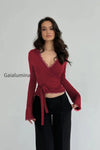 y2k-sexy-lace-trim-tie-waist-slim-long-sleeve-crop-top