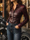 burgundy-eco-leather-western-fit-shirt-jacket