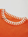 contrast-trim-cap-sleeve-knit-top