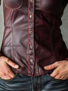 burgundy-eco-leather-western-fit-shirt-jacket